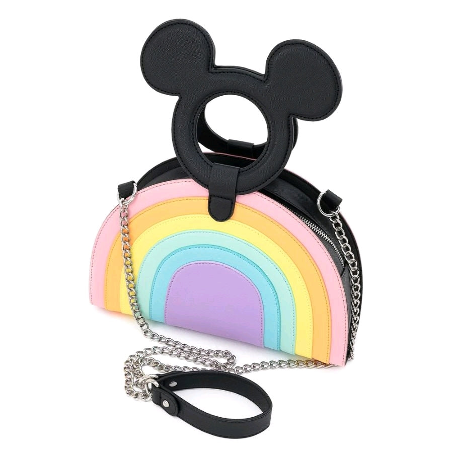 Loungefly Mickey Mouse Rainbow Crossbody Bag